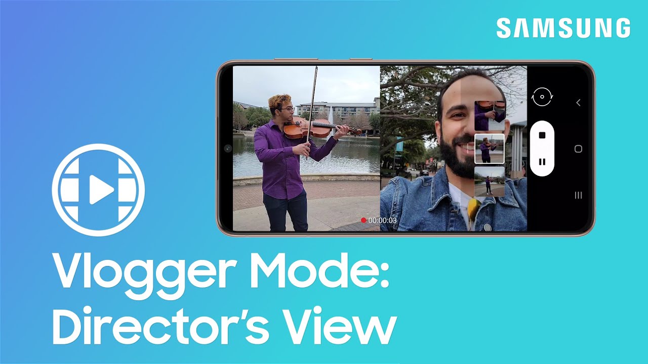 How to use dual recording with Director&rsquo;s View Vlogger mode on your Galaxy S21 | Samsung US