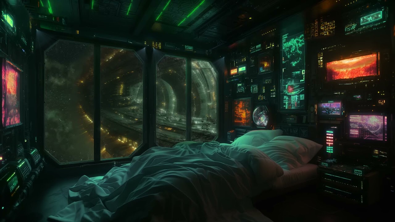 Lost in the Cosmic Sea - Deep Space Ambient Music with Water Purification Sounds - 4K - 10 hrs