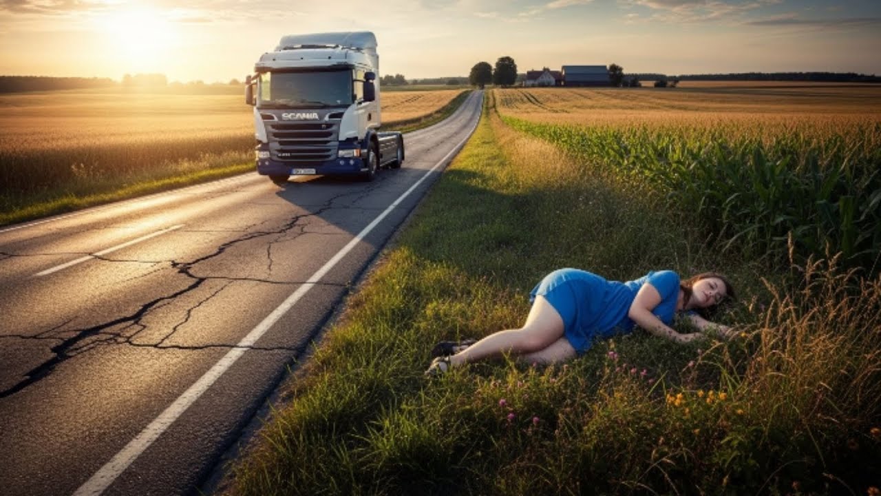 El CAMIONERO se sacrificó para socorrer a la mujer desmayada, y ella le pagó de esta extraña manera.