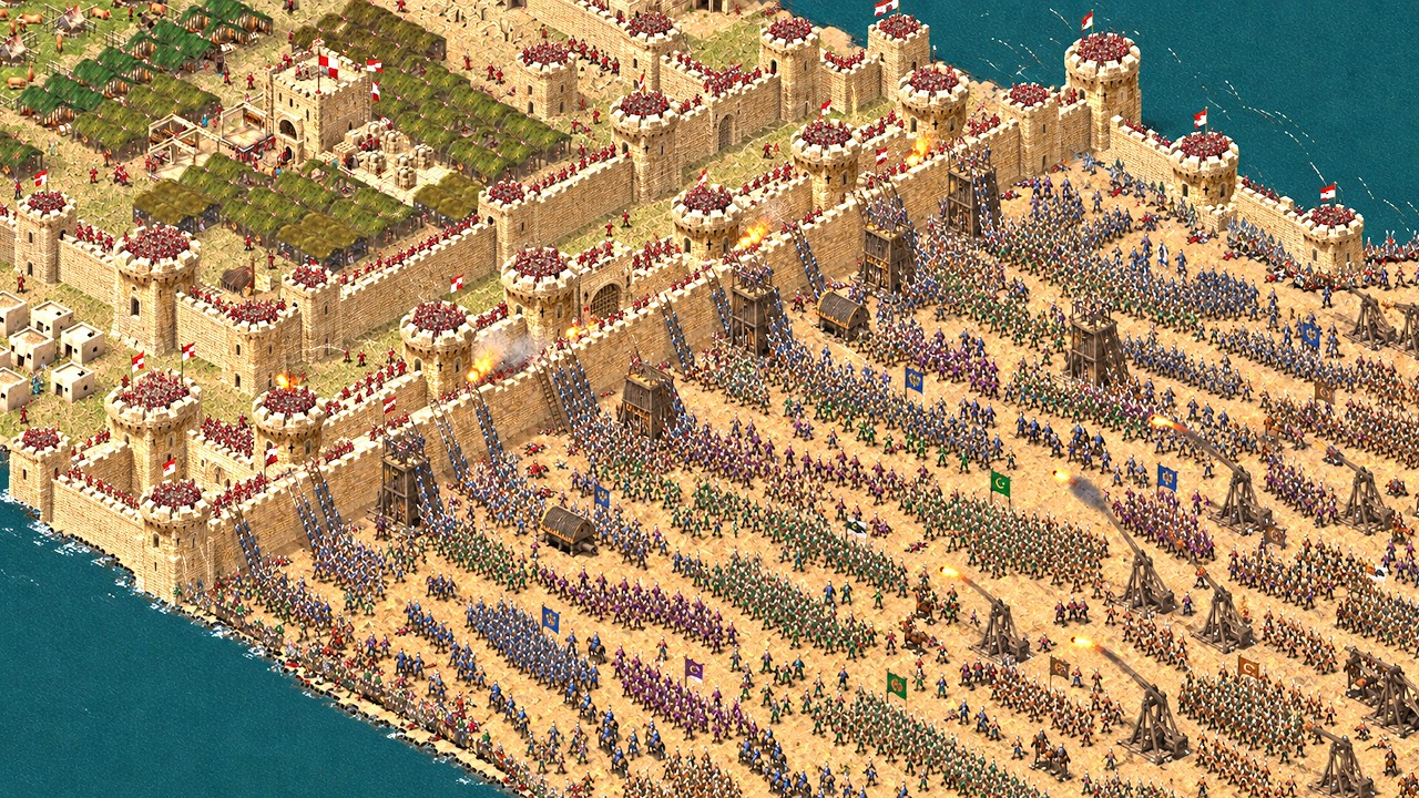 BRUTAL Endless Waves (Extreme Difficulty) - Stronghold Crusader Definitive Edition