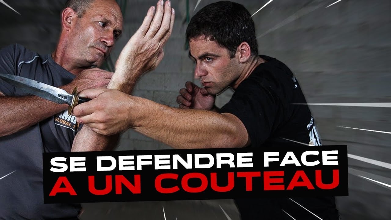 Défense très efficace contre une attaque de couteau