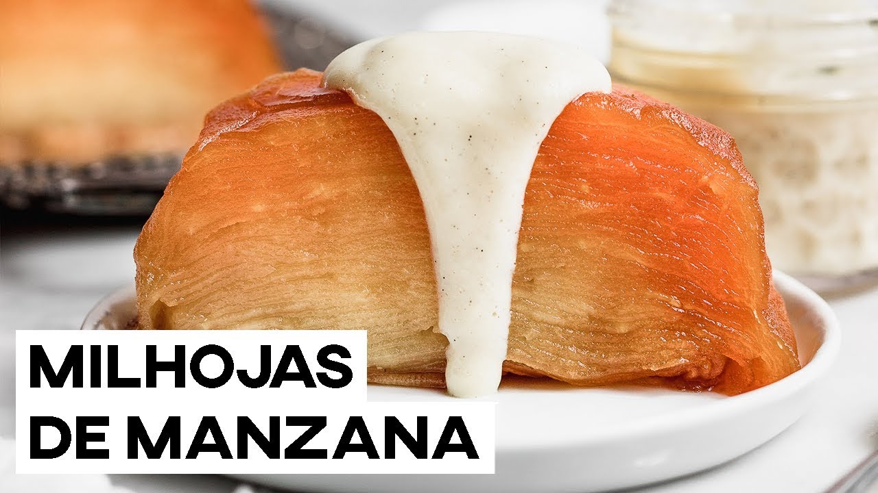 Milhojas de manzana con custard de vainilla | Cravings Journal español