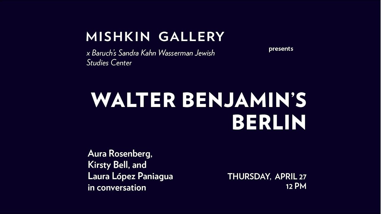 Walter Benjamin's Berlin