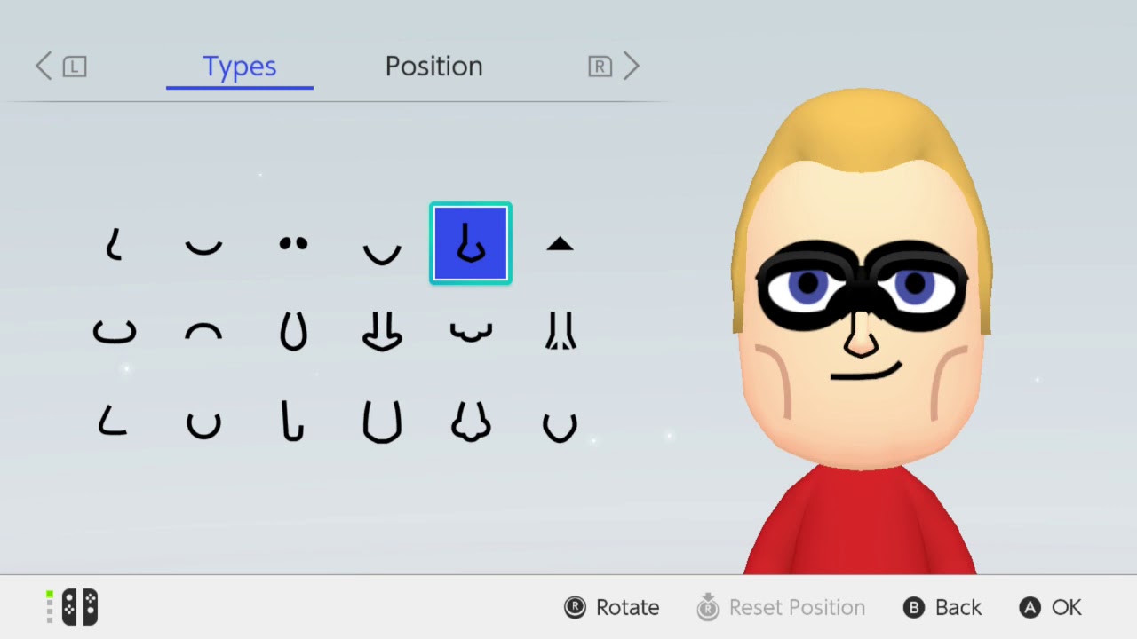 Mii Maker How to make Robert Parr. Mr. Incredible. The Incredibles - Nintendo Switch - Tutorial