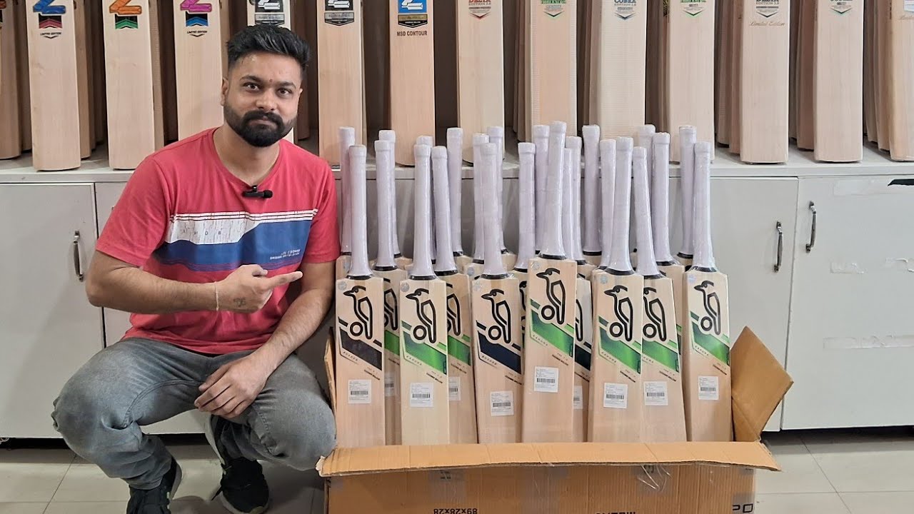 1ST TIME KOOKABURRA KASHMIR WILLOW BAT LIVE UNBOXING VERY IMPRESSIVE BATS MUST WATCH #thecricketbox