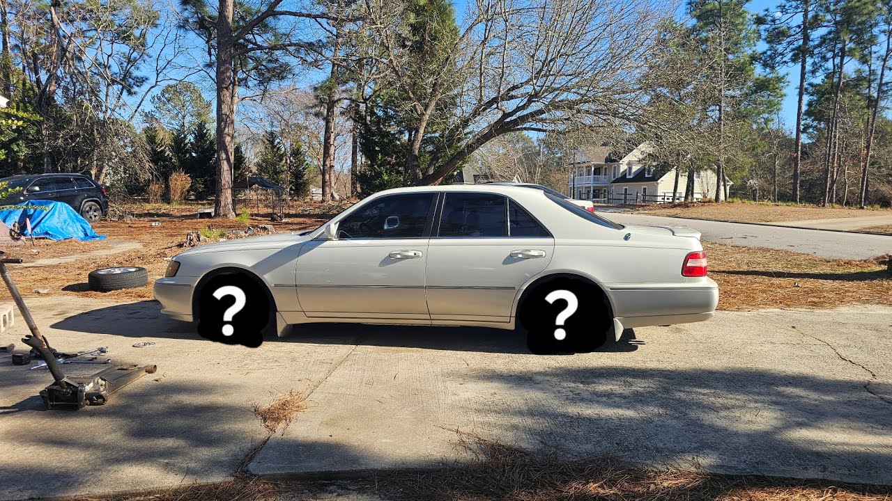 Lowering + New Wheels for the Y33 Q45! 