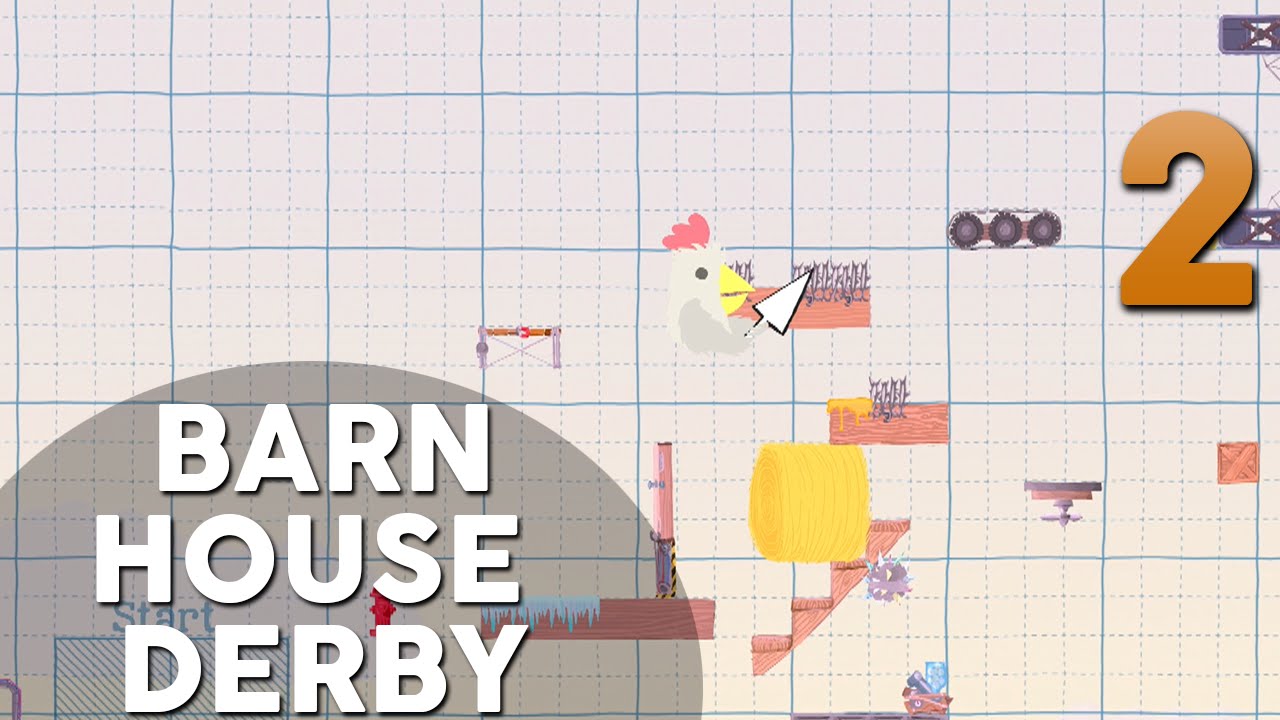 [2] Barn House Derby (Let's Play Ultimate Chicken Horse w/ GaLm and friends)