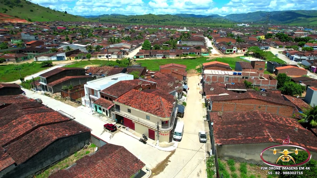 União dos Palmares | Alagoas Brasil | Visto de Cima em 5.4K | Dji Air 2S