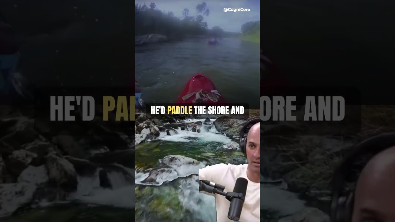 A brutal crocodile attack during kayaking (
