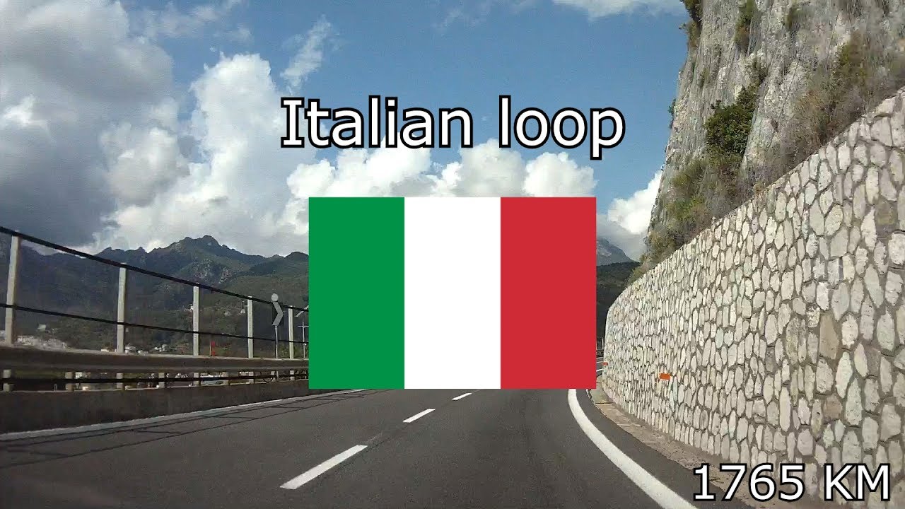Italy: A23, A4, A13, A14, A16, RA2, A3, A1 - 1765 km (x16) (2016)