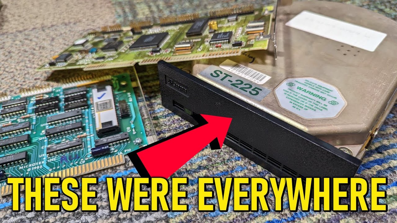 Not forgotten: MFM hard drives
