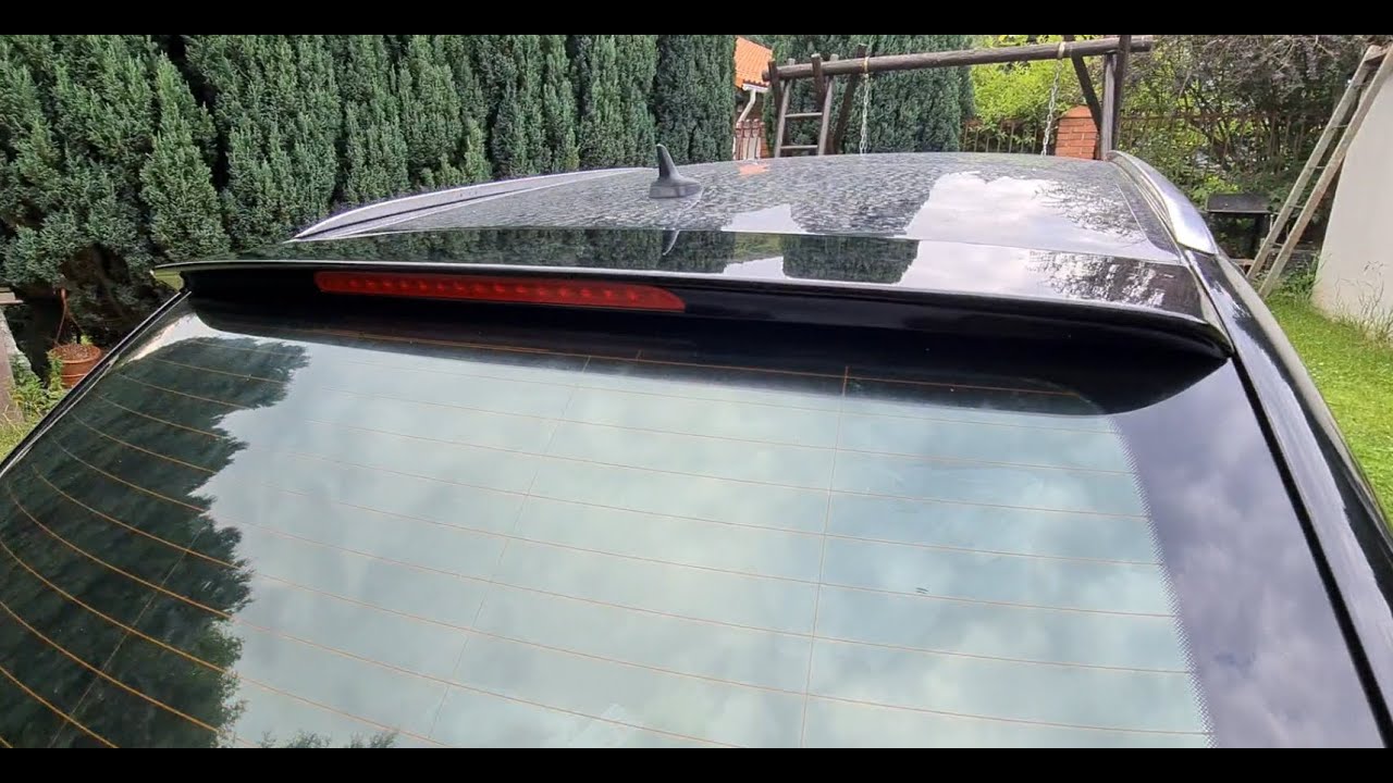 Montaż lotki S line / S3 Audi A3 8P | Assembly rear Sline spoiler