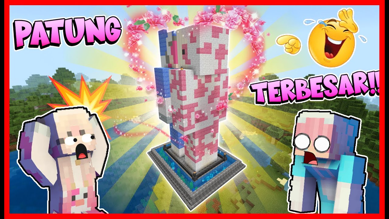 ATUN & MOMON BANGUN PATUNG PAHLAWAN PALING BESAR !! TAPI KOK... !! Feat @MOOMOO Minecraft Roleplay