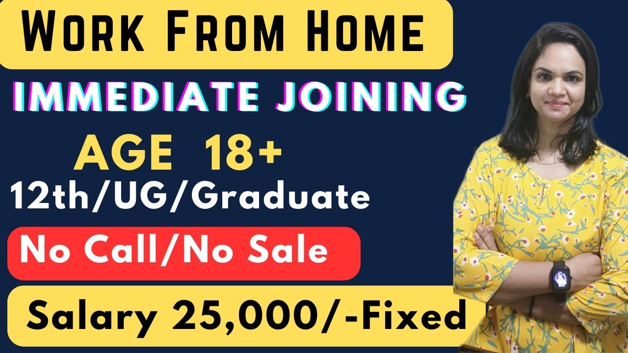 Work From Home Jobs 2023|No Sale/ No Call |Online Jobs at Home||Remote jobs