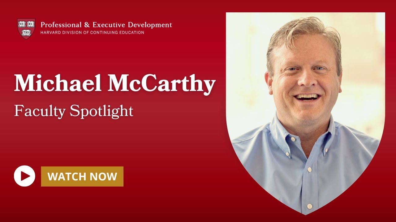 Meet Michael McCarthy | Faculty Spotlight