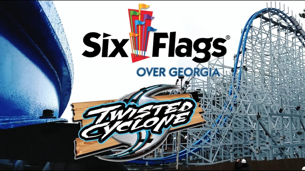 Twisted Cyclone Up Close Construction Tour Six Flags Over Georgia February 2018