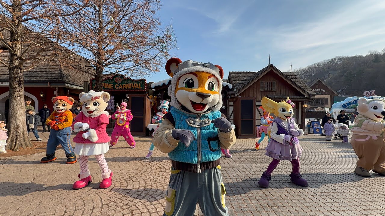 [4K] 20260104 에버랜드 런런런! 스노우 프렌즈 1회차 Everland Run Run Run! Snow Friends 1