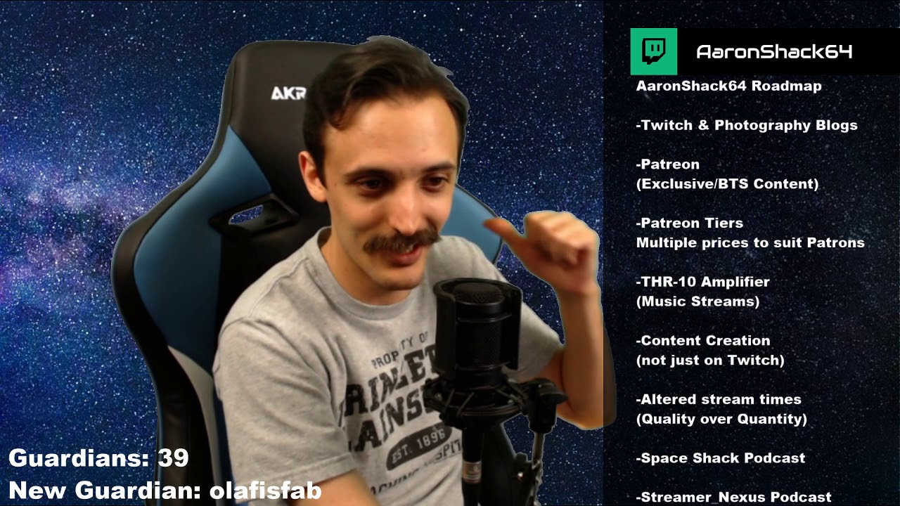 AaronShack64 Roadmap Streaming/Content Discussion | Special Guest Uriyya