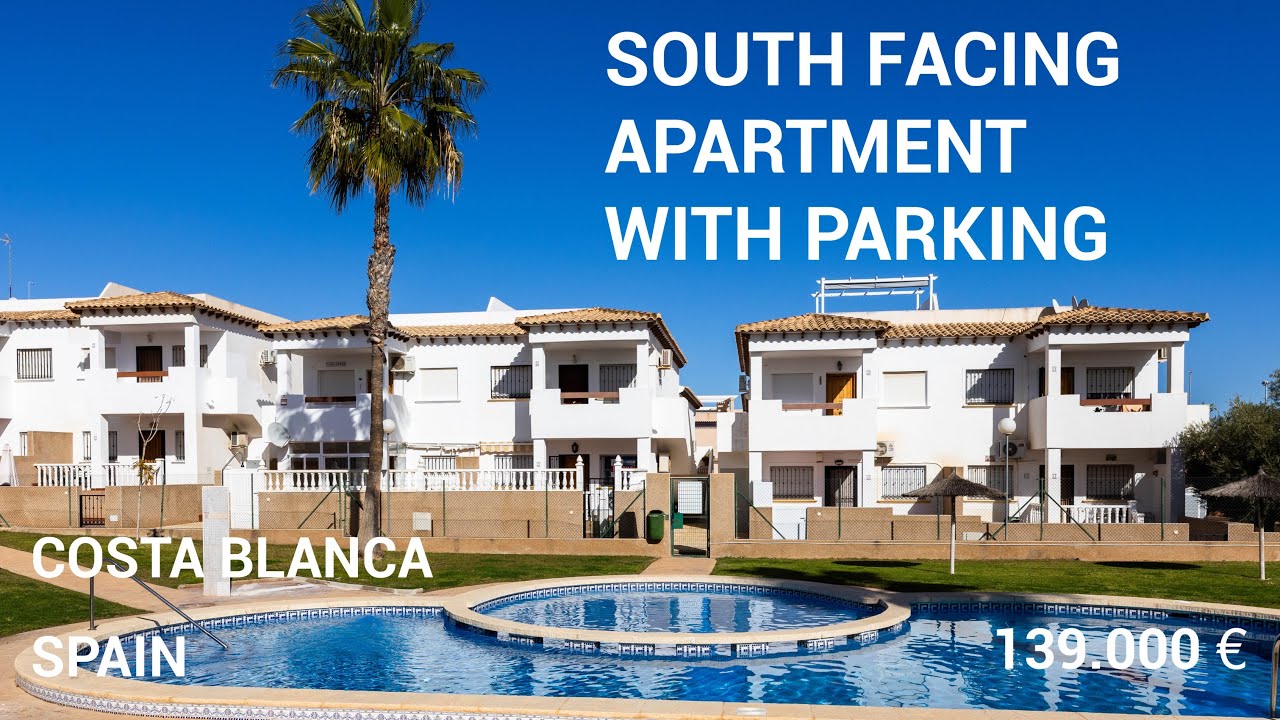 South facing apartment with parking || 139.000€ || 2 bedrooms || Costa Blanca