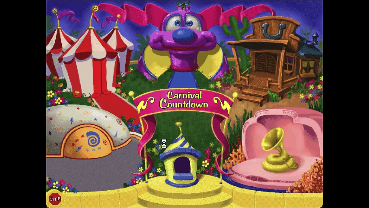 Classic Edmark's Mighty Math Carnival Countdown Gameplay