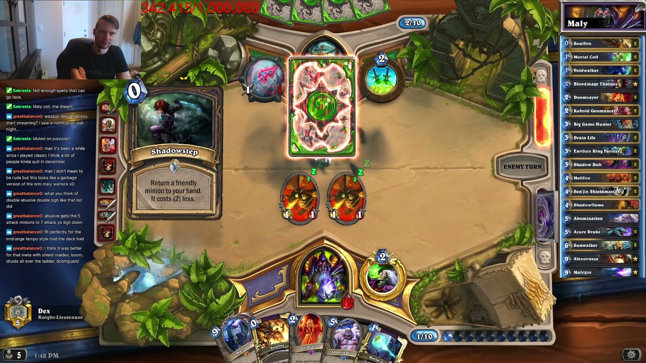 Hearthstone: Classic Malygos and Jaraxxus Warlock Part 01!