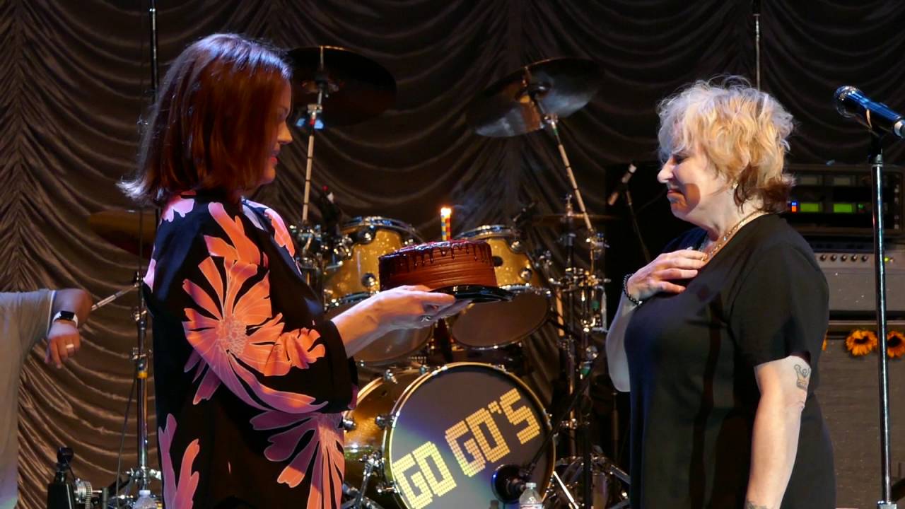 Go-Go's Happy Birthday Gina Schock Greek Theater Aug 30, 2016