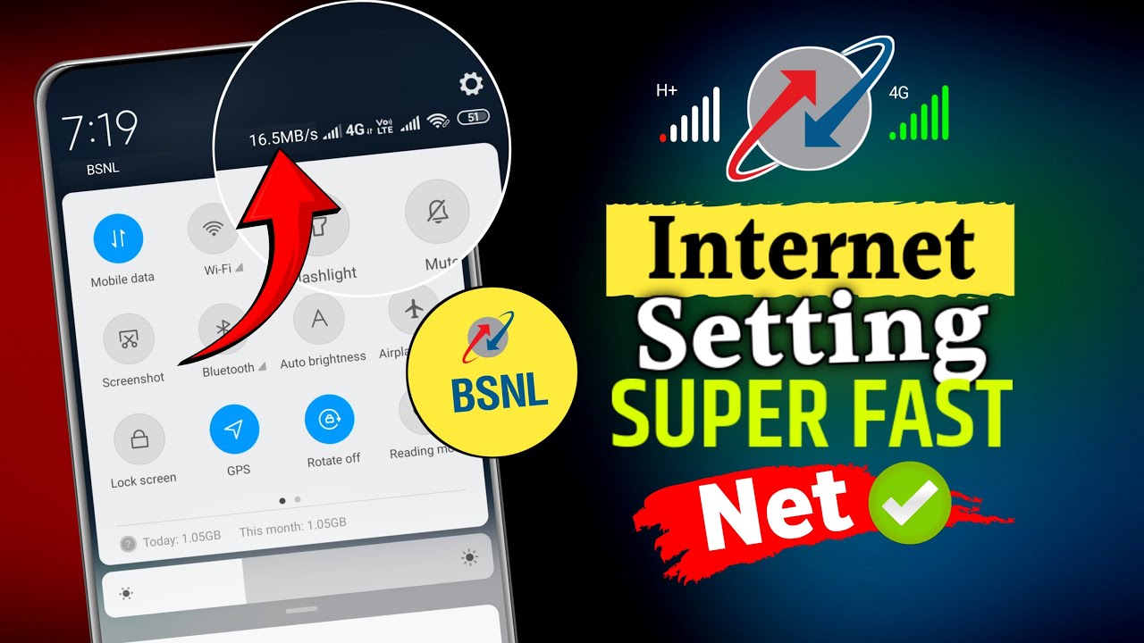 BSNL Ki Internet Speed Kaise Badhaye | BSNL Network Problem | Bsnl APN Settings