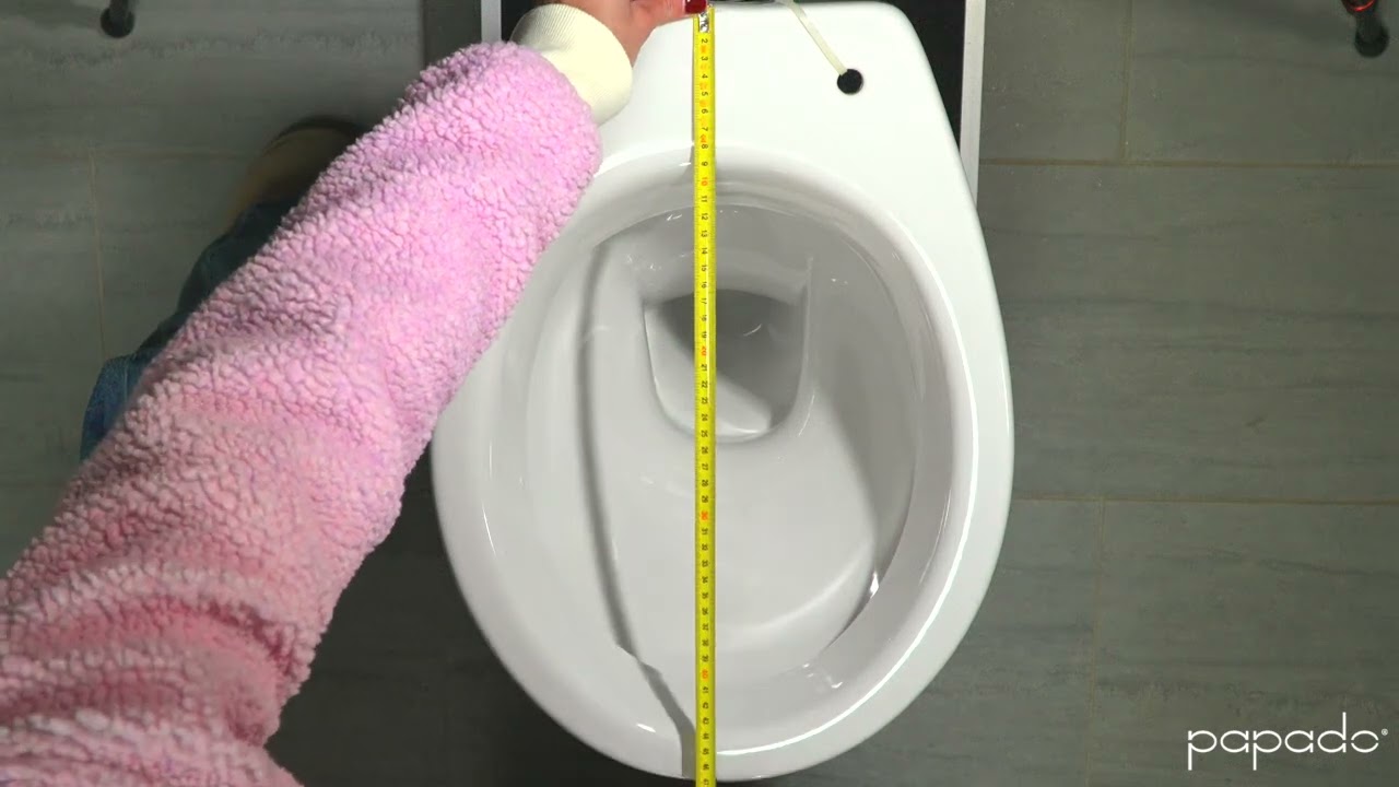 How to measure your toilet to choose your PAPADO seat?