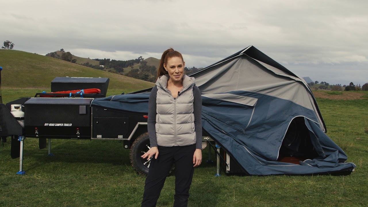Mars Campers Rover Rear Fold Camper Setup