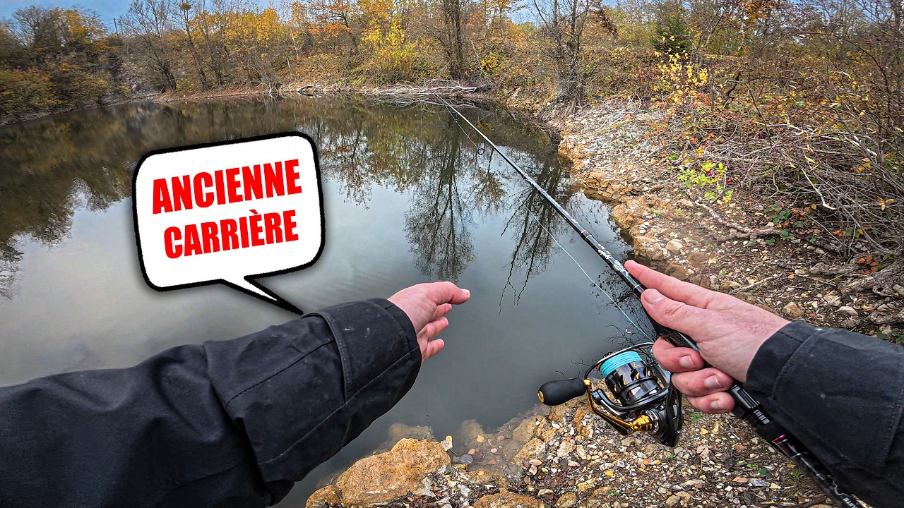 Je p&ecirc;che cette ANCIENNE CARRI&Egrave;RE, qu'est ce qu'elle cache comme poisson ?