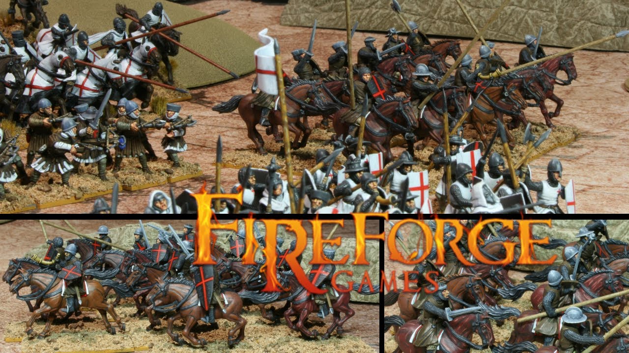 How to paint Medieval Mounted Sergeants from Fireforge