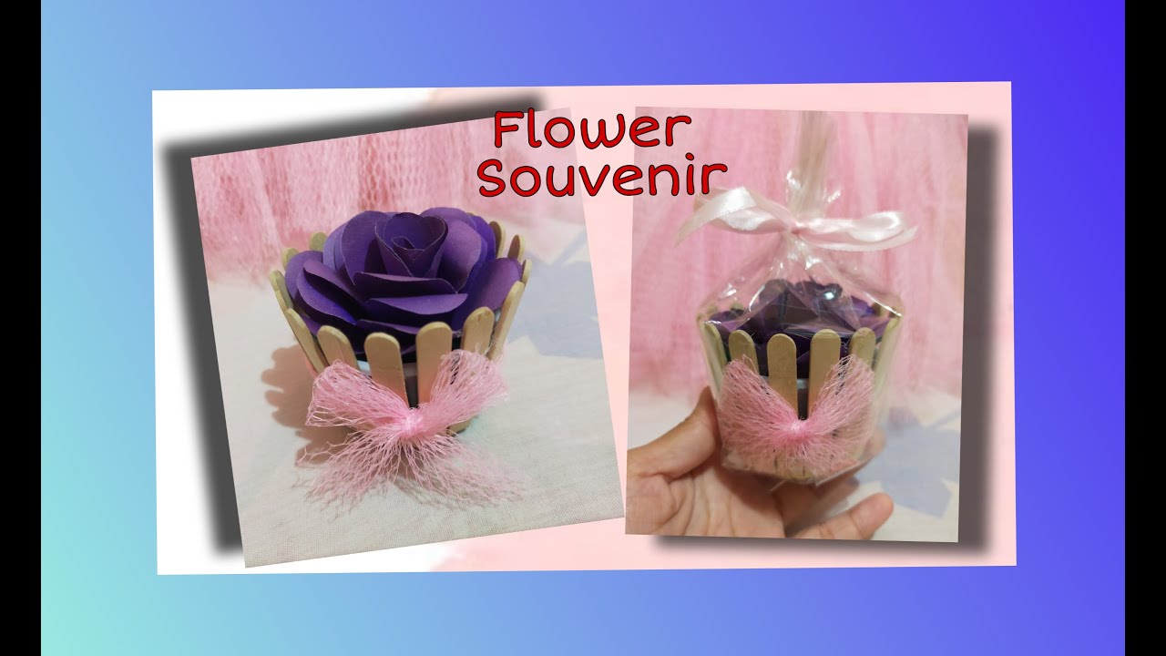 DIY FLOWER SOUVENIR/WEDDING SOUVENIR