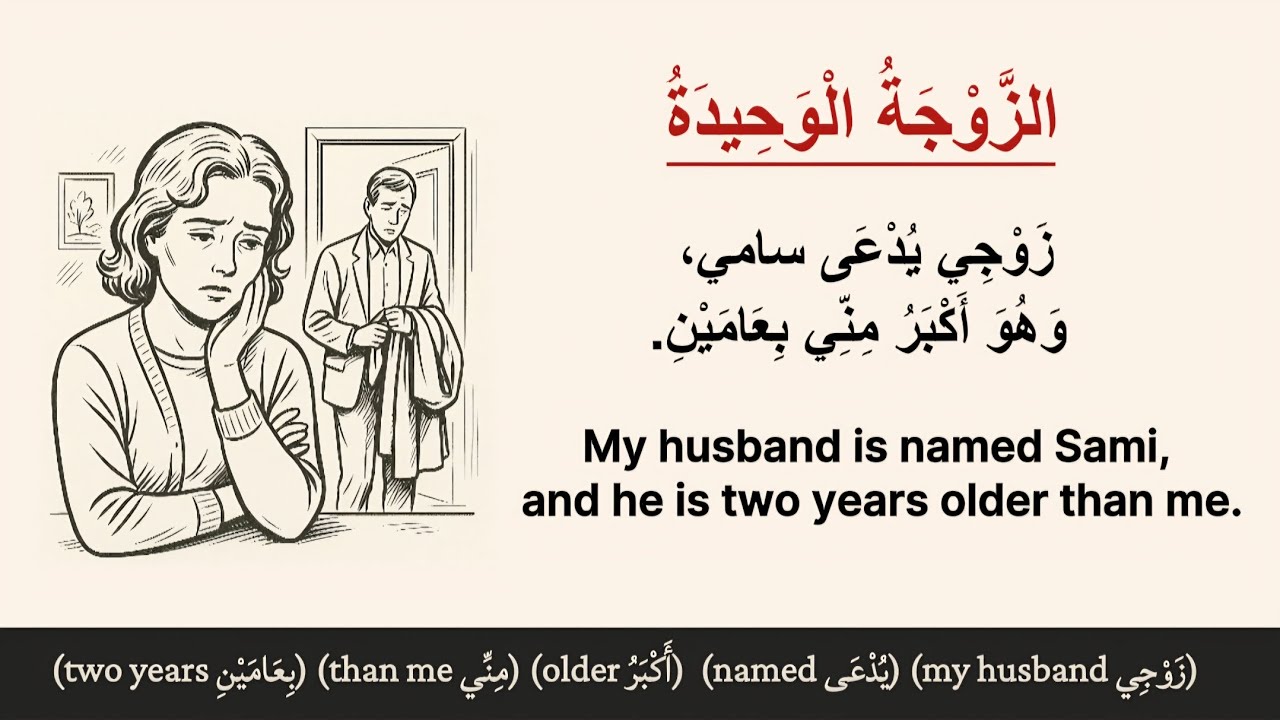 Learn Arabic Easily! An Enjoyable Story/ Arabic listening practice/ قصص عربية