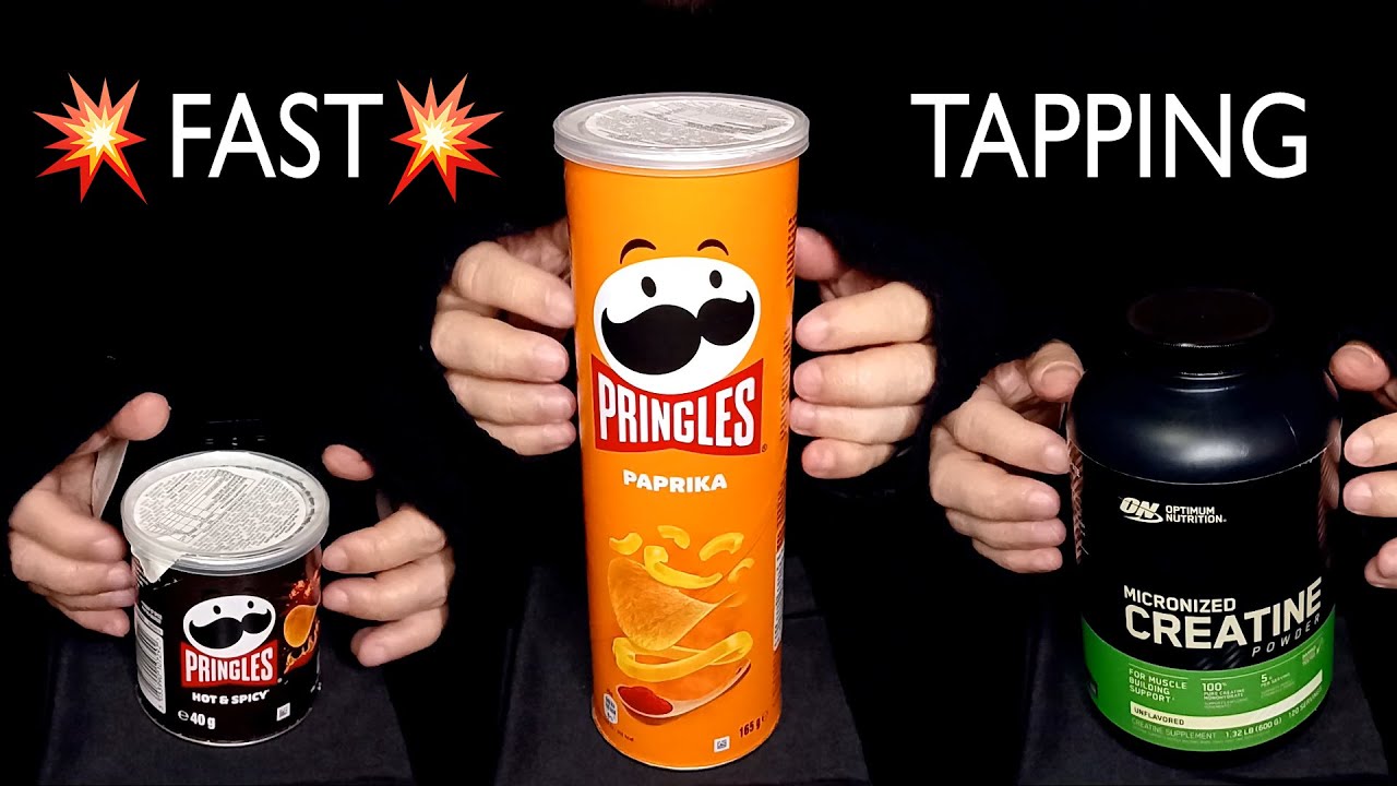 ASMR Tapping on Cans [FAST, No Talking]
