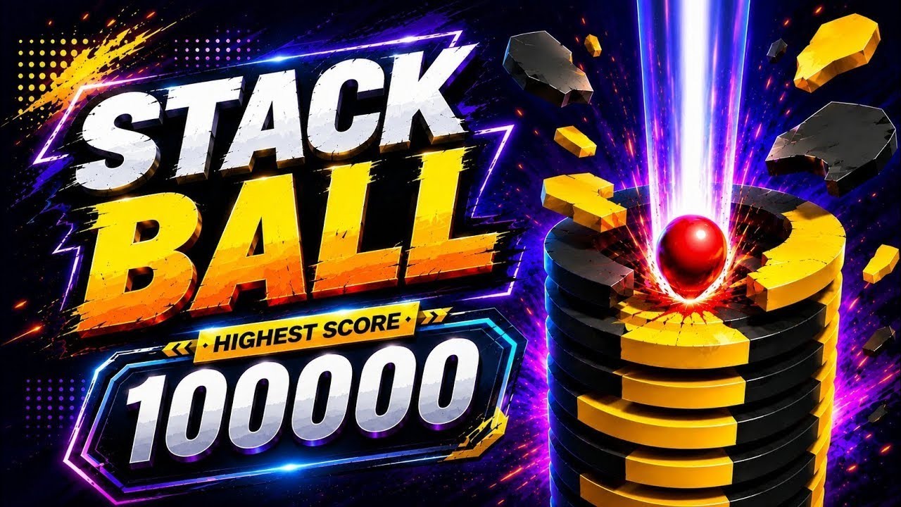 Stack Ball Gameplay 🔥 | Crazy Ball Drop Challenge | New High Scoreया