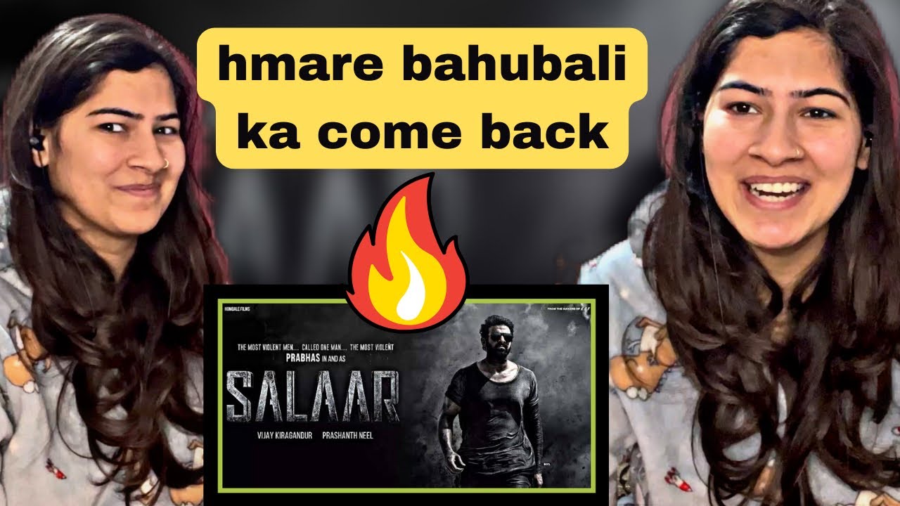 Pahadi girl reaction on SALAAR MOVIE FIGHT SCENE🥵❤️