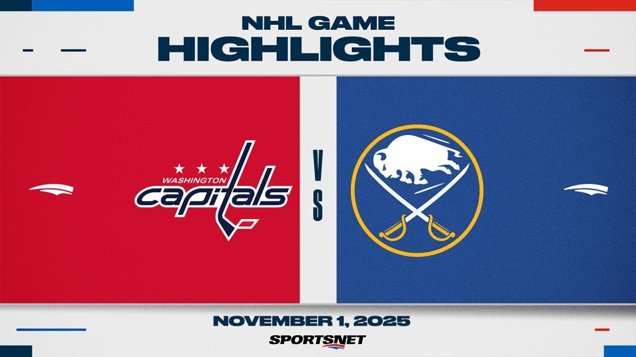 NHL Highlights | Capitals vs. Sabres - November 1, 2025