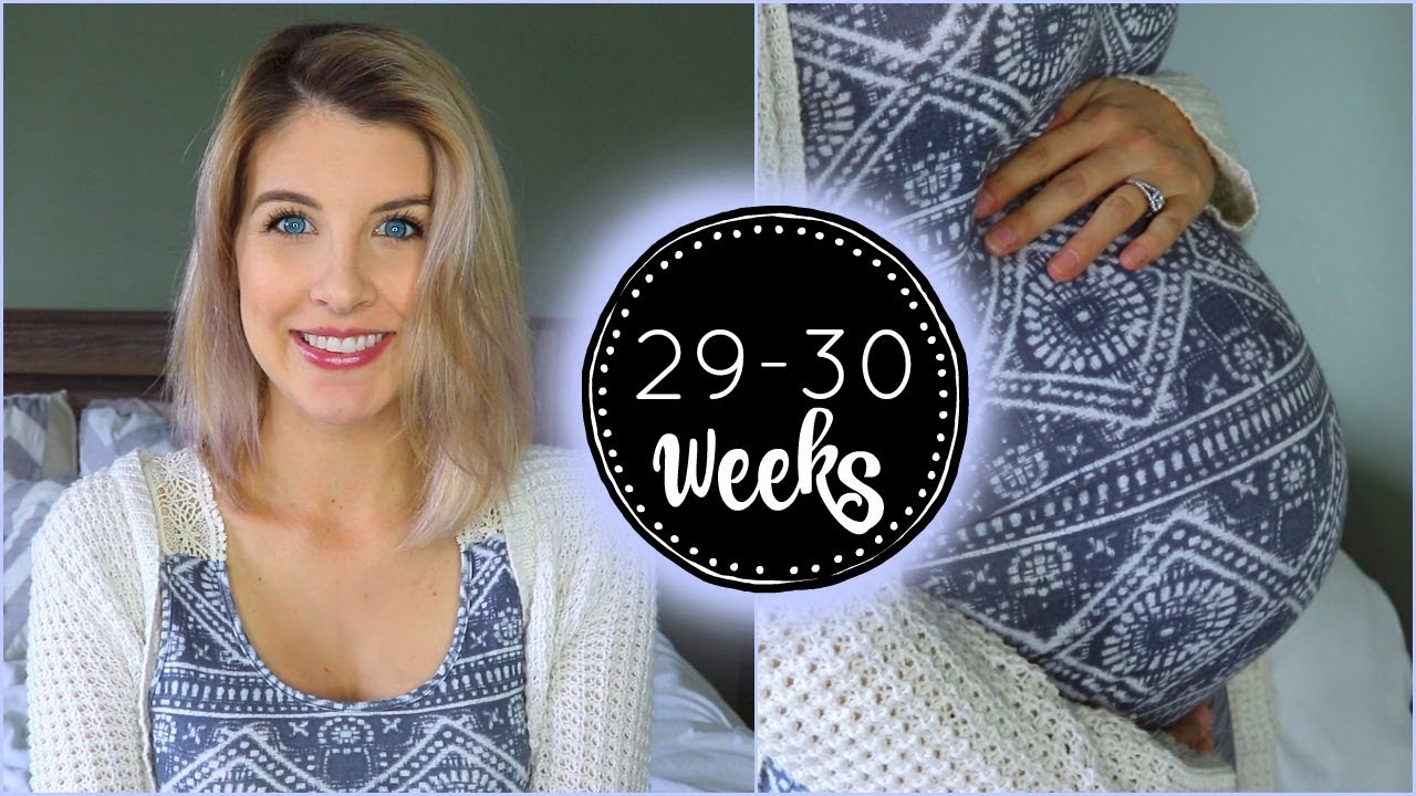 29-30 WEEK PREGNANCY UPDATE | Sharp Pains & Burning Skin