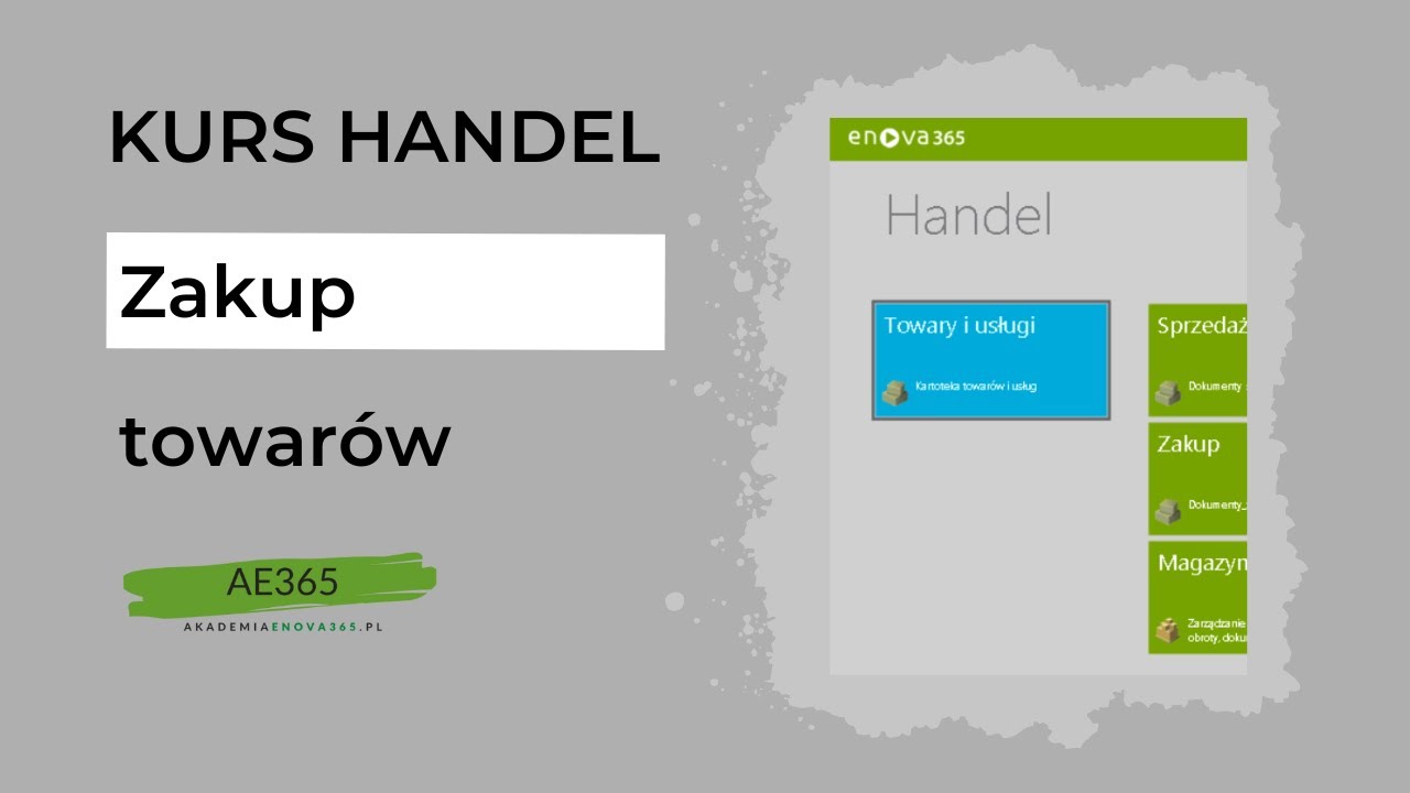KURS HANDEL - ZAKUP TOWAR&Oacute;W