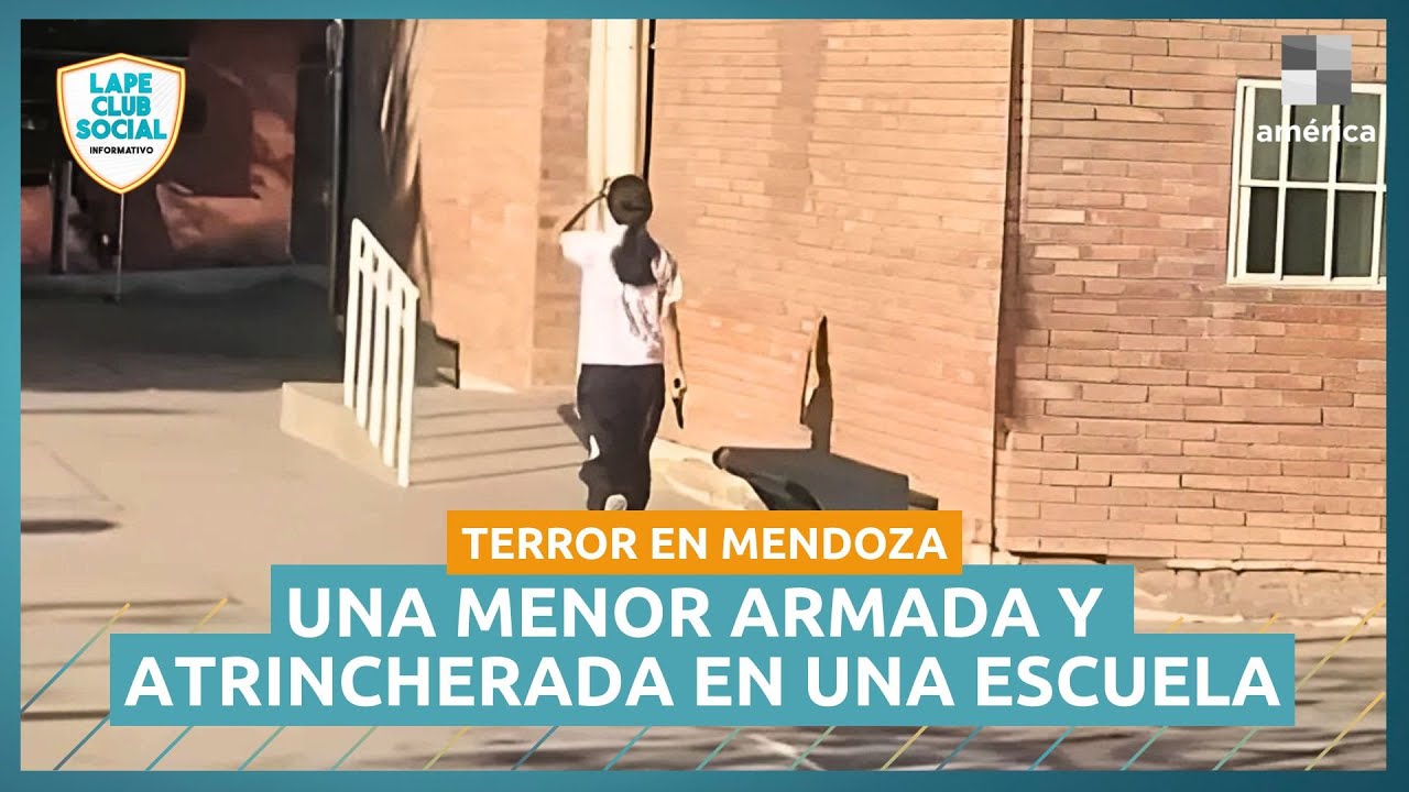 Una adolescente armada se atrincheró en un colegio de Mendoza: 