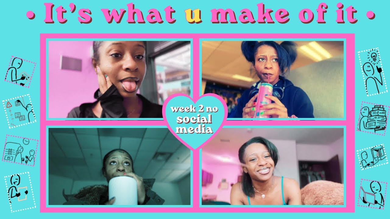 live with me as a community college student • week 2 no social media 