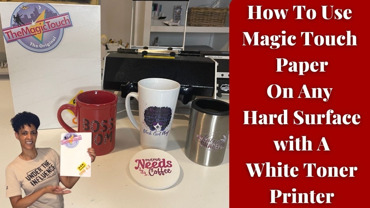 How To Get Full Color Images On Mugs with Your White Toner Printer | Magic Touch Hard Surface Paper