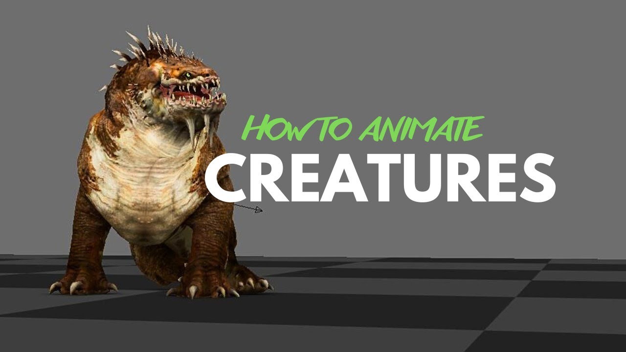 How to animate creatures in 3D | Introduction for Beginners | Maya