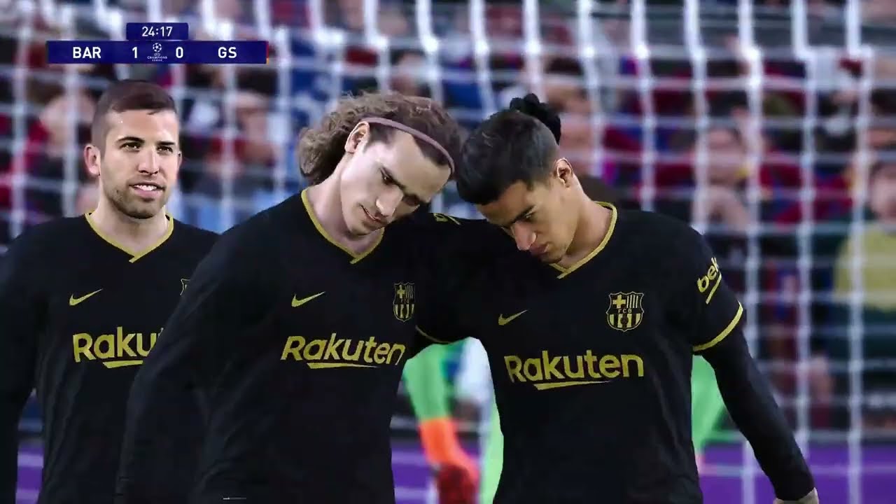 e football 2021  UCL Match - Fc Barcelona VS Galatsaray
