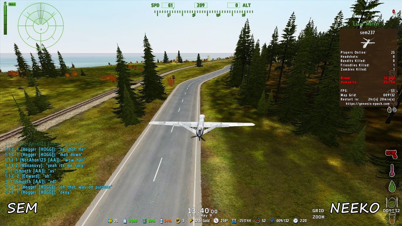 БАЙРАКТАР РИПЕРБАНОВИЧ sem & neeko DayZ Epoch Arma 2 Genesis server 09.05.2025