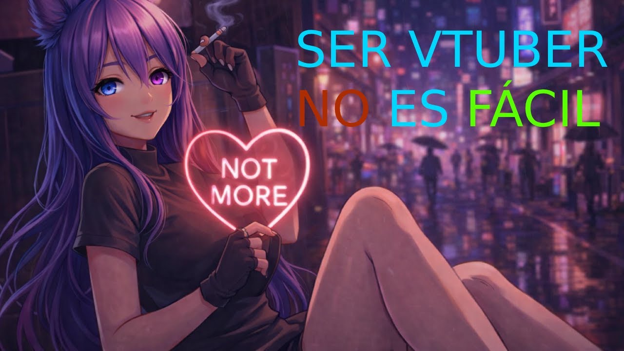 Tokyo Night – Ser VTuber No Es Fácil | RinaXVT 🌃 Chillhop Rap