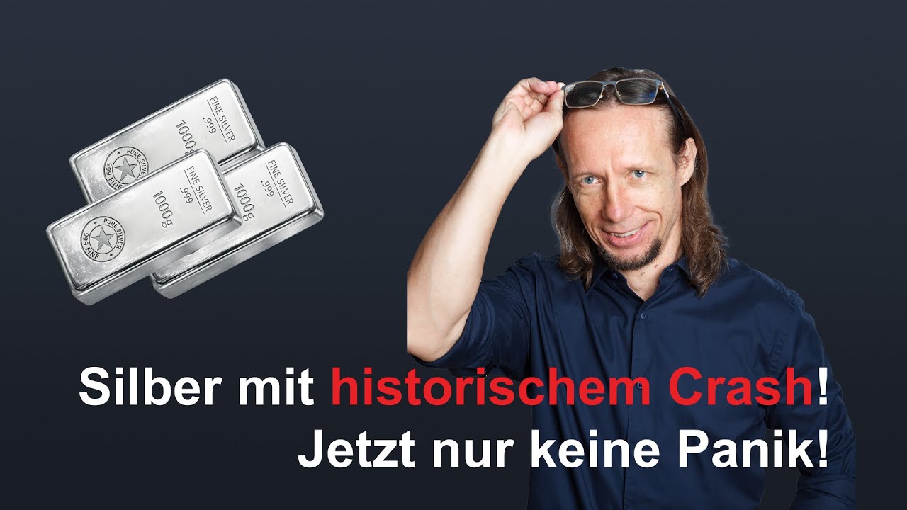 Sondersendung: Historischer Crash im Silber! Gründe & Folgen! Mein ganz klarer Plan!