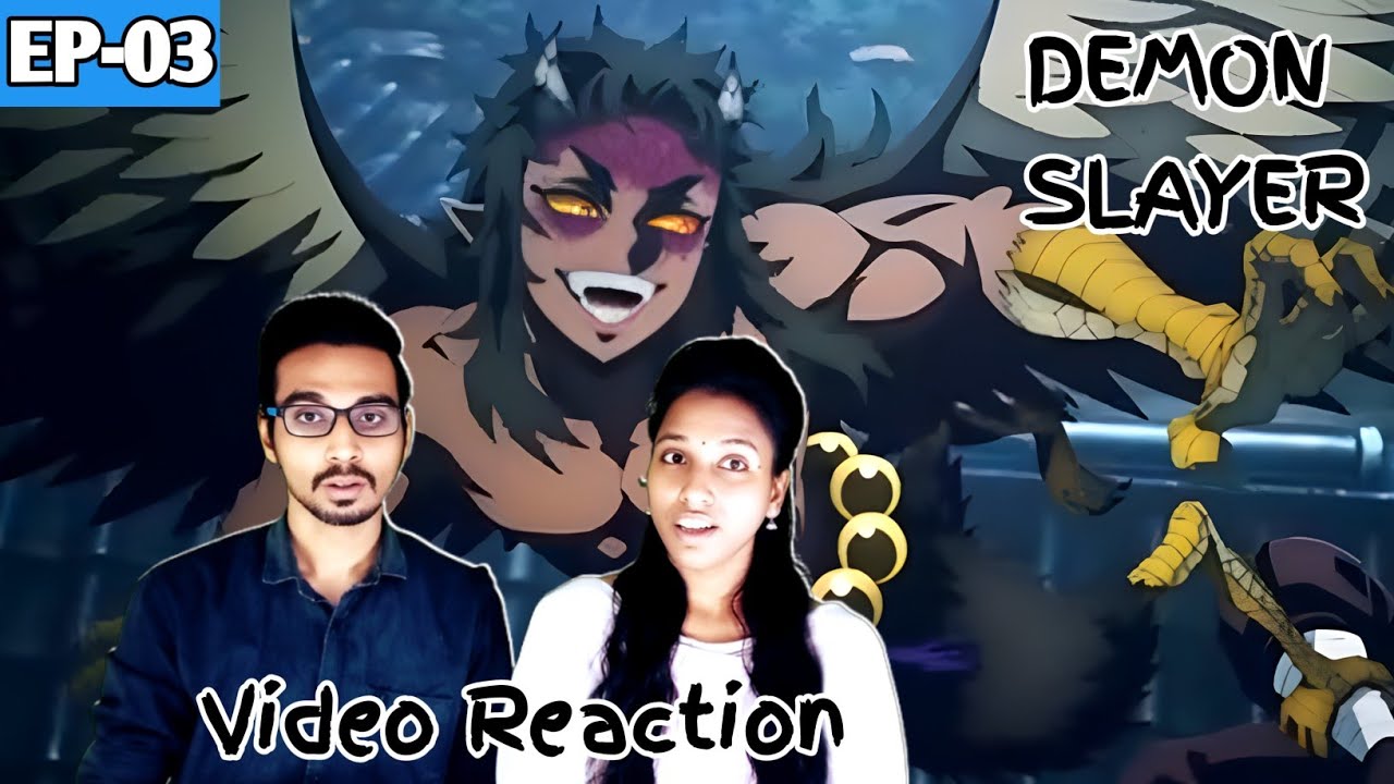 Demon Slayer S-03 EP-03 Reaction 😱 | Tamil Couple Reaction