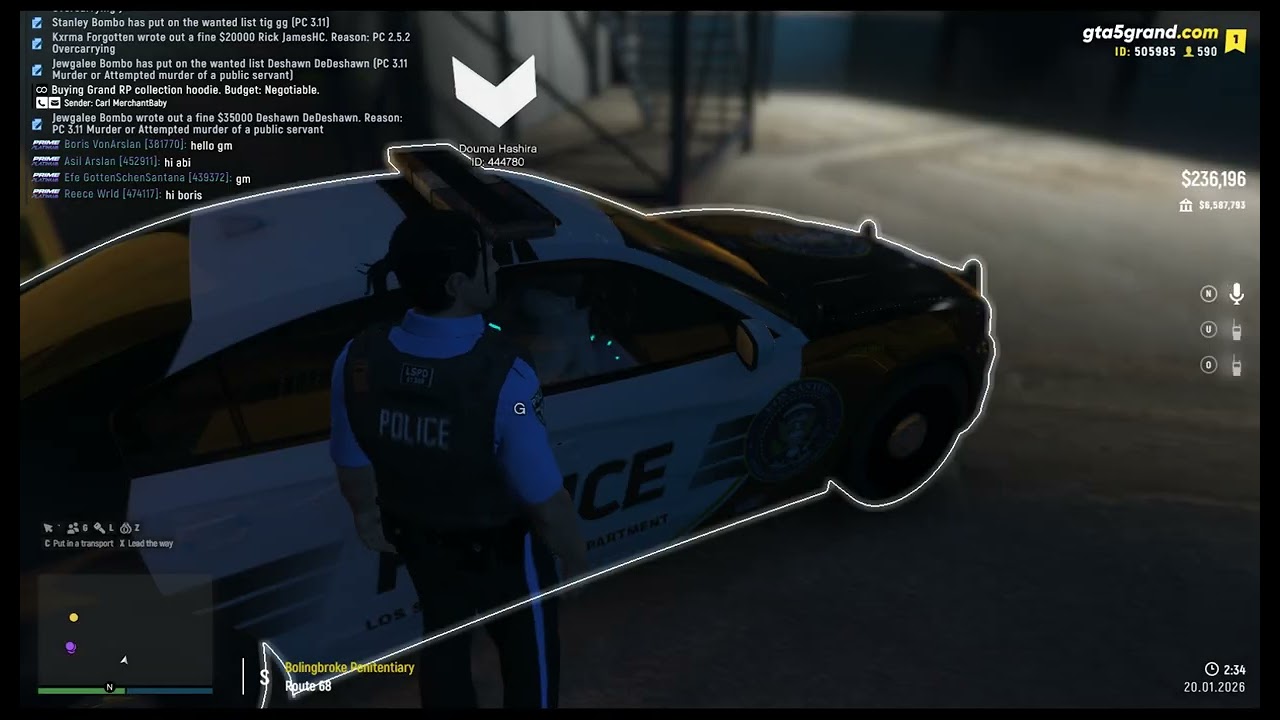 Godric black arrest Douma Hashira Grand RP