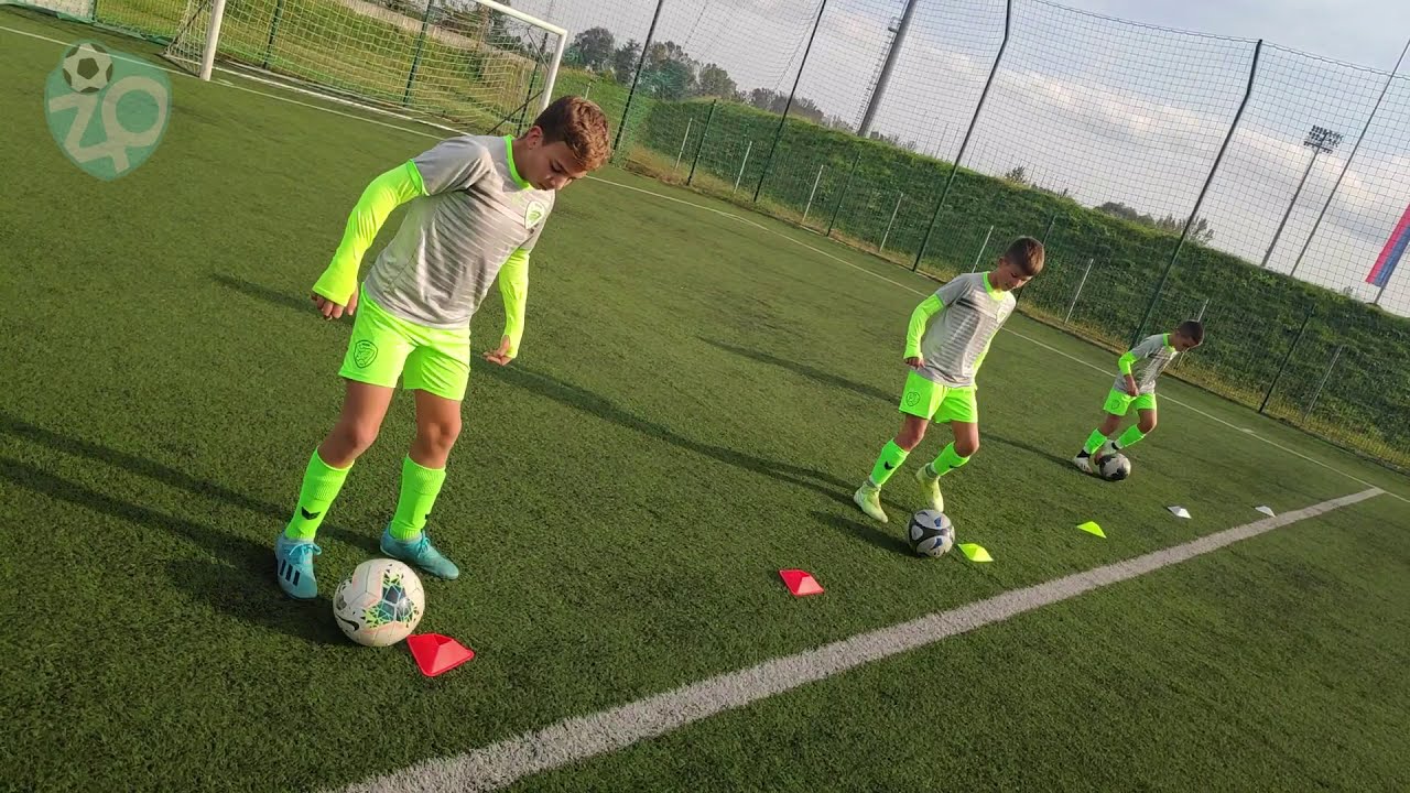 Prvi nogometni koraki - video 1 - vaje navajanja 1 do 5